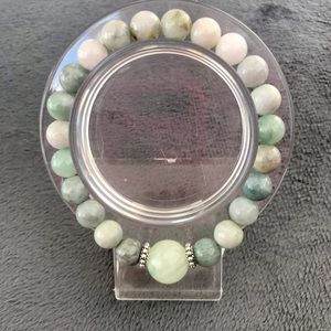 Burmese Jade Stretch Bracelet